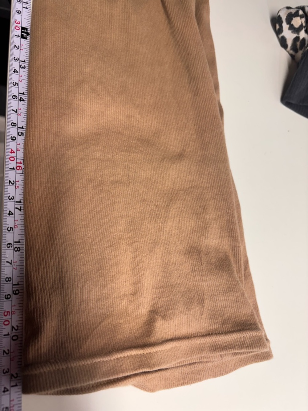 Tahari Women's Ribbed Tank Top - Tan size Medium - Picture 3 of 3